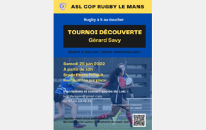 Tournoi découverte rugby Gérard Savy